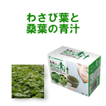 Wasabi Leaves Aojiru (Vegetable Juice of Mulberry leaves and Wasabi leaves)