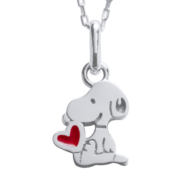 スヌーピー ネックレス SNOOPY PEANUTS スヌーピー ハート K10WG ホワイトゴールド ジュエリー レディース アクセサリー ペンダント ネックレス GNQ20003 正規品【送料無料】【bj】【母の日 ギフト】スヌーピー グッズ 大人 向け【P02】【GWポイント2倍】