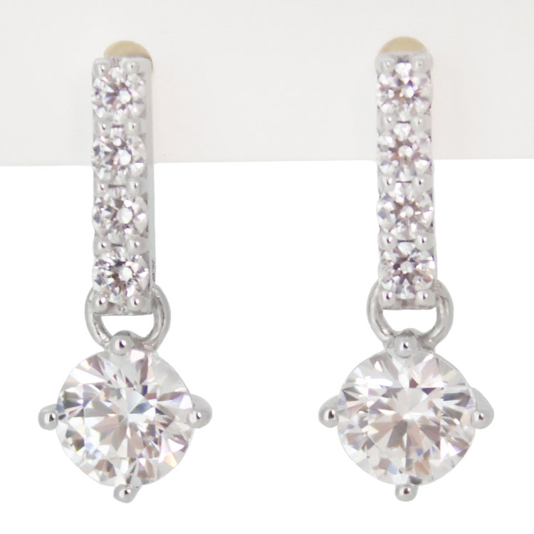 【ポイント5倍】ピアス レディース シェリ Cheri close to meスイング スーパー CZ シルバー ジュエリー アクセサリー レディース ピアス SP37-009【送料無料】【tri】【ギフト プレゼント】【ラッピング袋無料】