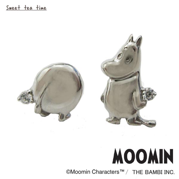 楽天ジュエリー時計通販Sweet tea timeムーミン ピアス レディース MOOMIN ムーミン＆おしり シルバー ファッション ジュエリー アクセサリー ピアス MLPSL0001 正規品 ムーミン グッズ 大人 向け【送料無料】【bj】【P02】【ギフト プレゼント】