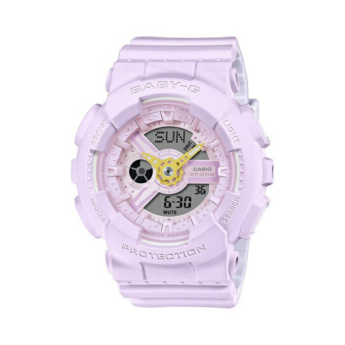 楽天ジュエリー時計通販Sweet tea time【100円引きクーポン有】【15％OFFセール】カシオ ベビーG CASIO BABY-G 腕時計 レディース 時計 ウオッチ BA-110AH-6AJF 国内正規品【送料無料】【ギフト プレゼント】【ラッピング袋無料】
