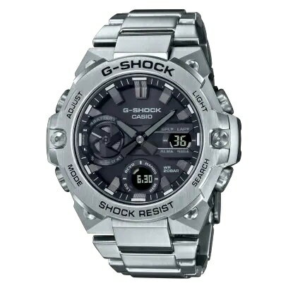 カシオ Gショック 腕時計 メンズ CASIO G-SHOCK ジーショック 時計 ウオッチ G-STEEL Carbon Core Guard カーボンコアガード Bluetooth ソーラー ウォッチ GST-B400D-1AJF 国内正規品【送料無料】【ギフト プレゼント】