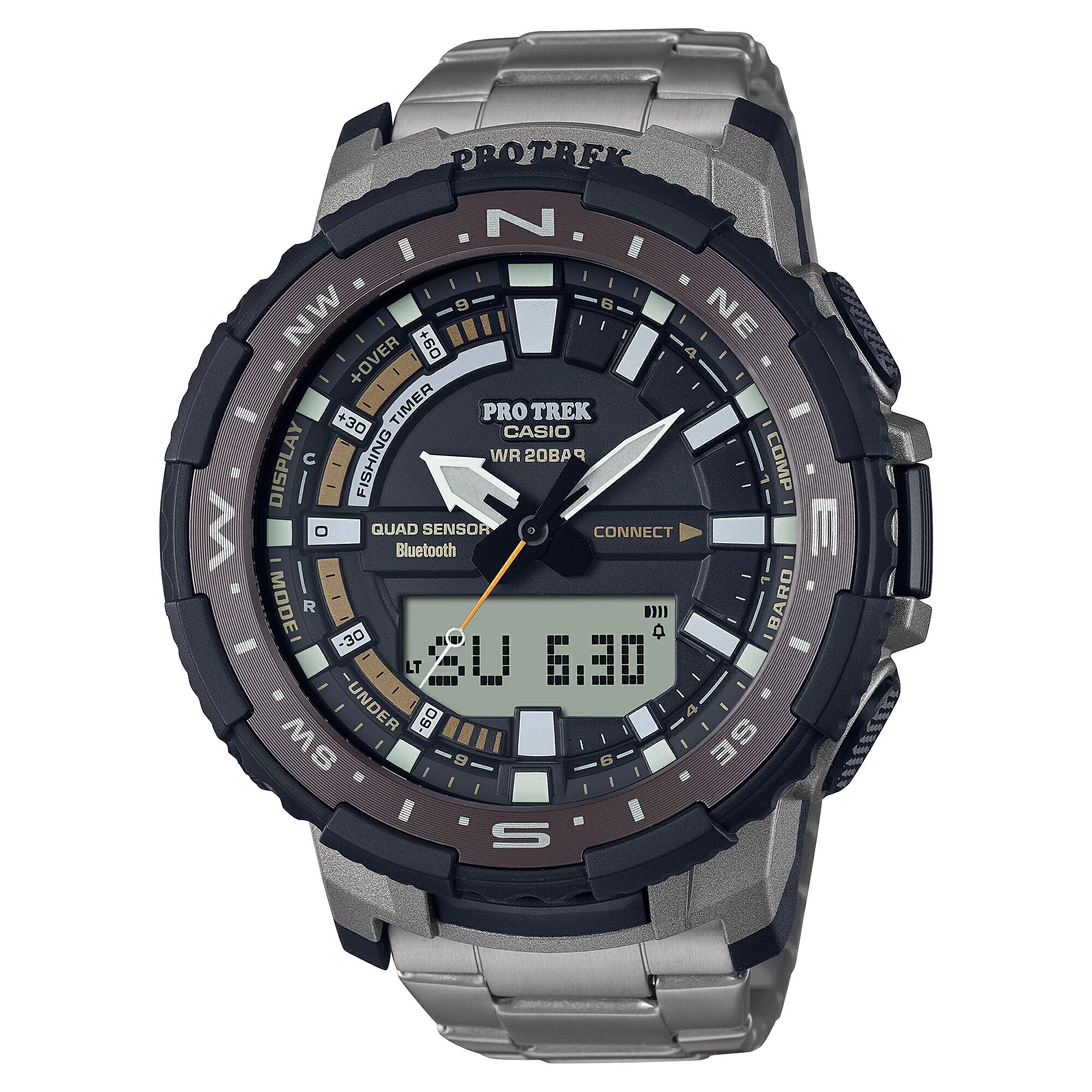 カシオ プロトレック 腕時計 メンズ CASIO PRO TREK 時計 ウオッチ Angler Line アングラーライン Bluetooth アウトドアギア PRT-B70T-7JF 国内正規品 ウォッチ【送料無料】【ギフト プレゼント】