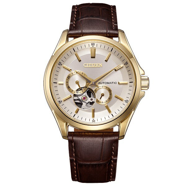 【15%OFFセール】シチズン 腕時計 メンズ シチズンコレクション 自動巻 ファッション ウオッチ CITIZEN COLLECTION メカニカルオープンハート ウォッチ NP1013-02P 正規品【送料無料】【ギフト プレゼント】【ラッピング袋無料】
