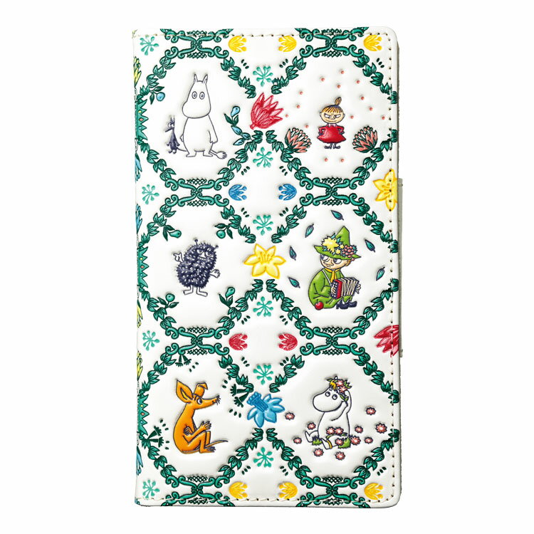 楽天ジュエリー時計通販Sweet tea timeムーミン スマホケース MOOMIN ムーミン谷の仲間たち 浅草文庫 牛革製スマホケース iei-50845【ギフト プレゼント】