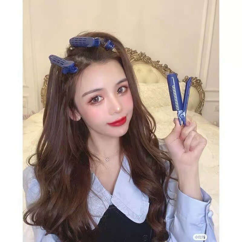 前髪カーラー　前髪巻き　ボリューム出し　クリップ付き前髪カーラー ヘアアクセサリー　髪留め ヘアアレンジ シンプル パッチンどめ パッチン留め パッチン ピン　ヘアアクセ キッズ　お呼ばれ　前髪留め　髪飾り シンプル　大人