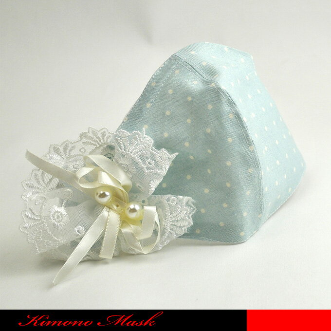 ノーズワイヤーが入って中央を割った二枚ハギの立体マスクです。☆手作りマスク／高級マスク／リネンマスク／