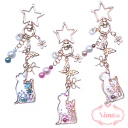 \クーポン配布/ チャーム キーホルダー ねこ かわいい 1個入り ねこ(ロング) おしゃれ 送料無 ...