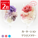 \クーポン配布/ グラスフラワー ボトルフラワー ギフト 誕生日 カーネーション フラワー ホワイトデー プレゼント プリザーブドフラワー 送料無料 入学 卒業...