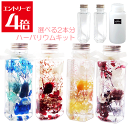 \クーポン配布/ ハーバリウム キット 送料無料 ハーバリウムキット 2本 手作りキット 花材 オイル 瓶 2本 ピンセット 瓶 オイル 花材 セット 材料 お家時間 プリザーブドフラワー バラ ローズ Atelier memi アトリエメミ