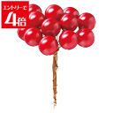 \クーポン配布/ つやめきベリー ラッカーレッド クリスマス リース プリザのアクセサリー 10mm×L7cm 1袋 24本 クリスマス プリザーブドフラワー 花材 リース スワッグ アロマ ワックス サシェ アレンジメント フラワーボックス Atelier memi アトリエメミ