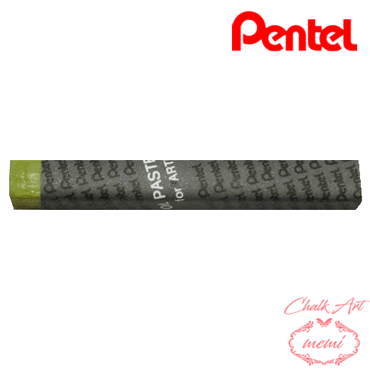 ＼クーポン配布／ チョークアート 画材 ぺんてる 専門家用パス 144 オリーブグリーン PTAT144D オイルパステル pentel ペンテル パステル Atelier memi アトリエメミ