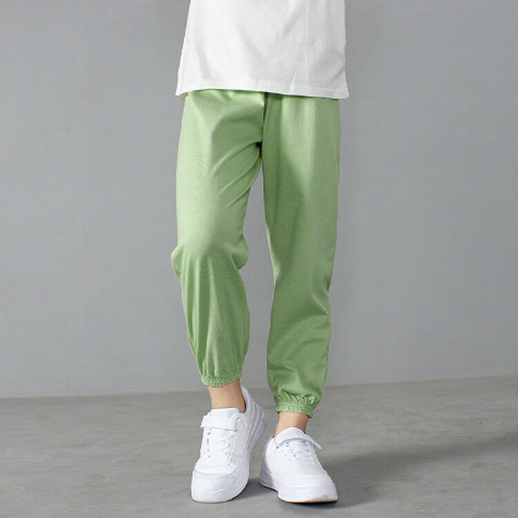 春夏秋 キッズ 子供服 スウェットパンツ 綿 速乾 裾リブ 薄手 涼しい 蚊よけパンツ...