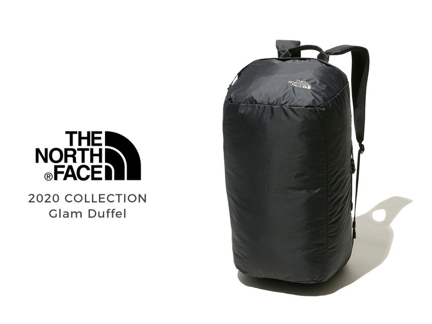 ノースフェイス アウトドア THE NORTH FACE グラムダッフル 国内正規品 Glam Duffel 20FW ダッフルバッグ リュックサック デイパック バックパック 男女兼用 35L 軽量 大容量 ポケッタブル 折り畳み NM82065「YC」_L《00925》