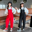 送料無料 オーバーオール 子供服 デニムパンツ キッズ サロペット デニム オールインワン オーバーオール カジュアル サルエルパンツ ベビー ジュニア 無地 ...