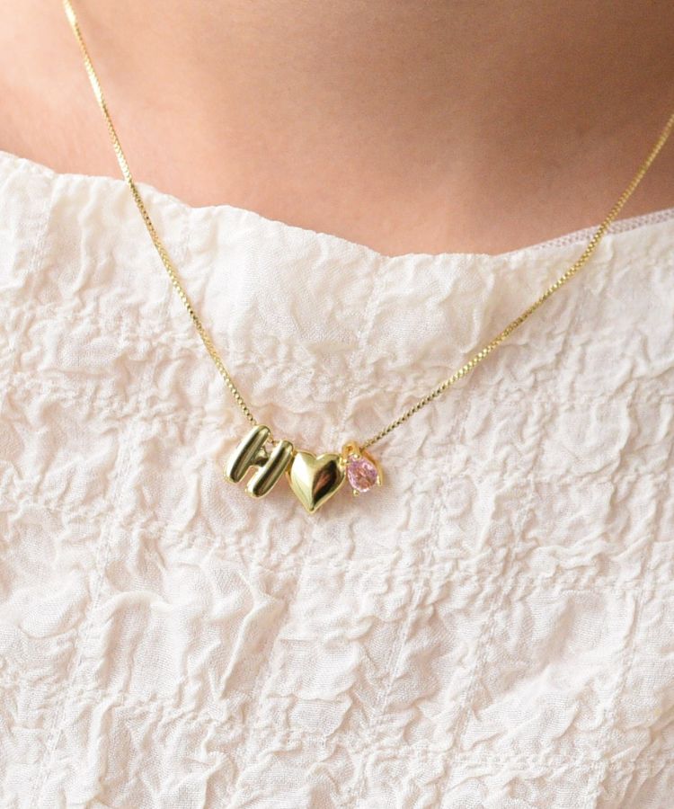 イニシャル ゴールドパーツ / カスタム イニシャル 大文字 アルファベット ペンダント 推し活 プレゼント ギフト 贈り物