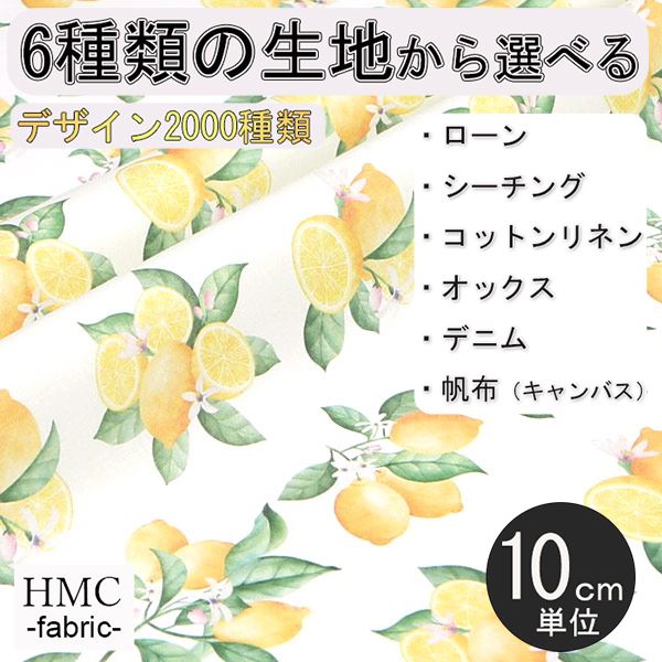 【10cm単位:送料無料】 生地 布 オーダープリント布 ( シーチング or オックス ) / fab-cm00988