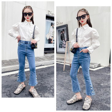 韓国子供服 女の子 シャツ ホワイト 無地 長袖 ラペル レジャー コーデ キッズ 姉妹 双子 トップス シャツ カジュアルシャツ シャツブラウス 入園式 卒園式 入学式 卒業式 発表会 七五三 デイリー ジュニア服 通園 通学 春着 秋着 110 120 130 140 150 160 170