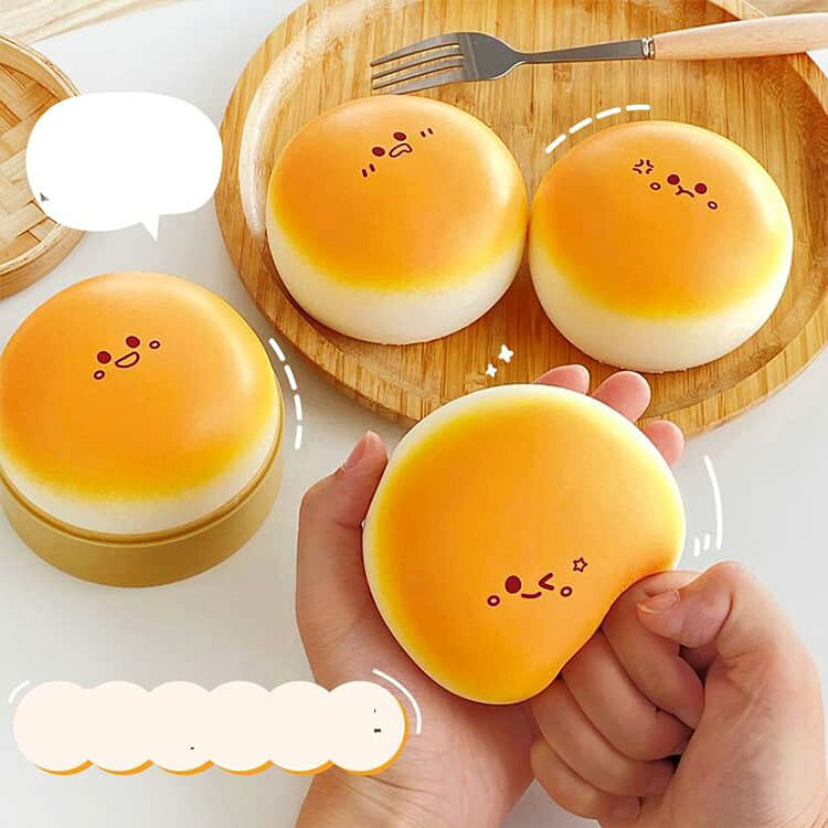 大福 スクイーズ 低反発 パン おもちゃ ふわふわ 大福 こども プッシュ ぷにぷに ...