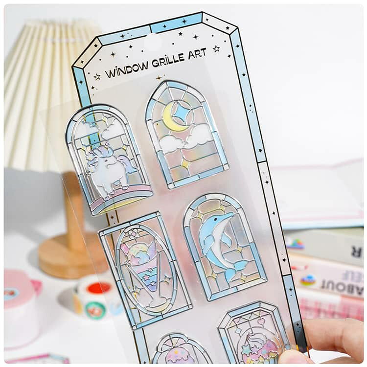 2枚セット 窓 うるつやシール 携帯電話飾り ステンドグラス風 うさぎ 食べ物 3Dシール 2枚セット デコシール クリスタル風 浮き彫り 立体透明 ごほうびステッカー キラキラ DIY用 ねこ 手帳 水筒 ノート スマホケース スクラップブック アルバム飾り用