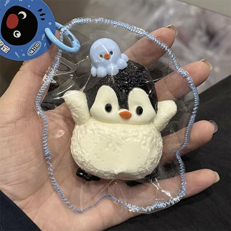 もちもち おしゃれ 動物スクイーズ もっちもち 低反発 握って遊ぶ スクイーズ ストレス解消 おもちゃ かわいい 握る スクイーズ Y2K ぷにぷに 水感 ペンギン スクイーズ ワッフル シール クリーム粘土 泥感Y2K 収納バッグ付き 子供 大人 誕生日 hokkaido-bussankan-10001571 北海道物産館 サンプル画像2