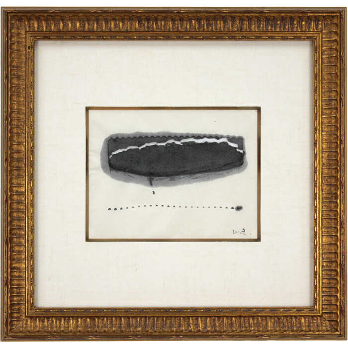 絵画 津高和一 水墨画 『無題』 抽象 優しい 可愛らしい 美術品 アート つたかわいち