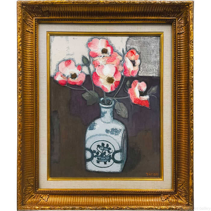 乐天商城 - 松田環 油絵・油彩画 『薔薇』 一点物 絵画