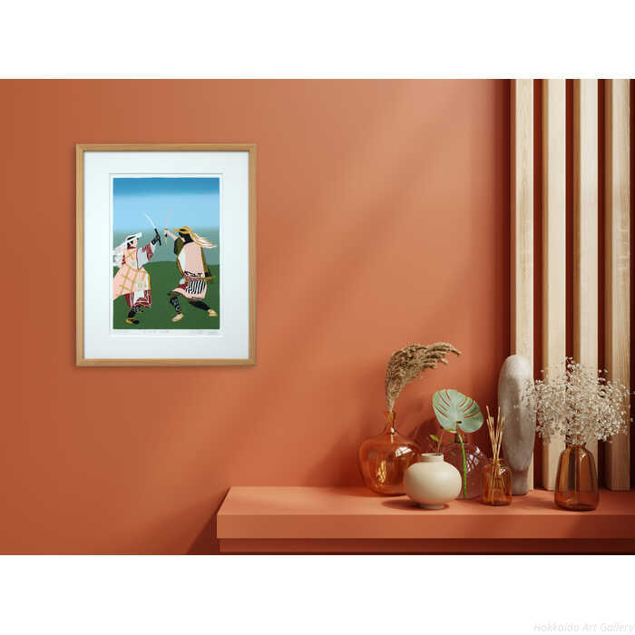 田中正秋 シルクスクリーン 版画 『まりも祭（北海道）』 絵画