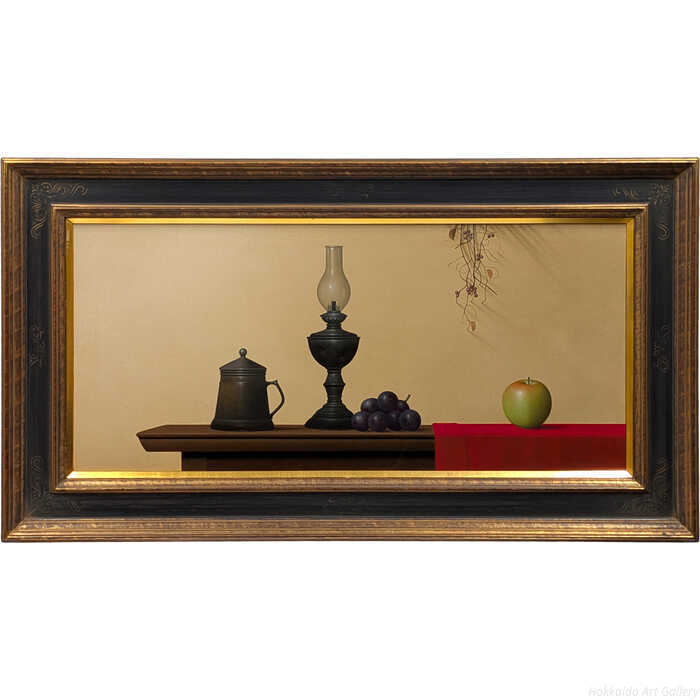 Rakuten - 大竹山規 油絵・油彩画 『卓上の静物』 一点物 絵画