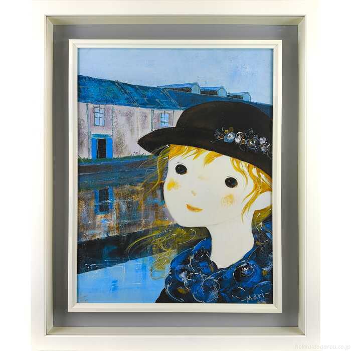 Rakuten - 前田麻里 ジクレー 『運河の街で』 絵画