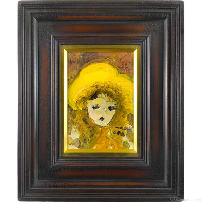 Rakuten - 織田廣喜 油絵・油彩画 『少女』 一点物 絵画