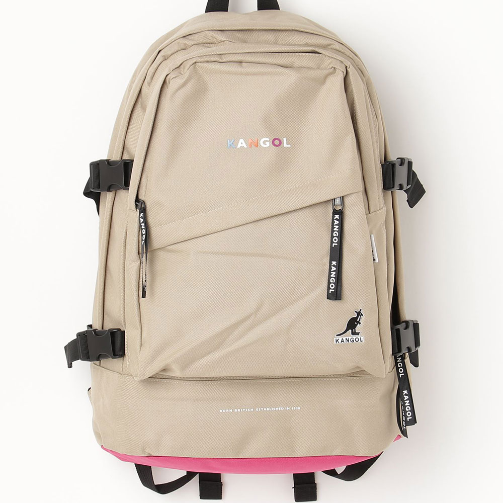 【KANGOL BAG カンゴール】ファンクショナル リュック バックパック メンズ レディース ユニセックス 大容量 機能性 通勤 通学 リュックサック カジュアル 人気 ストリート フェス アウトドア ブランド 学生 プレゼント リンクコーデ 送り物 A4