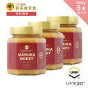 全品ポイント10倍マヌカハニー UMF 20+ 500g 3