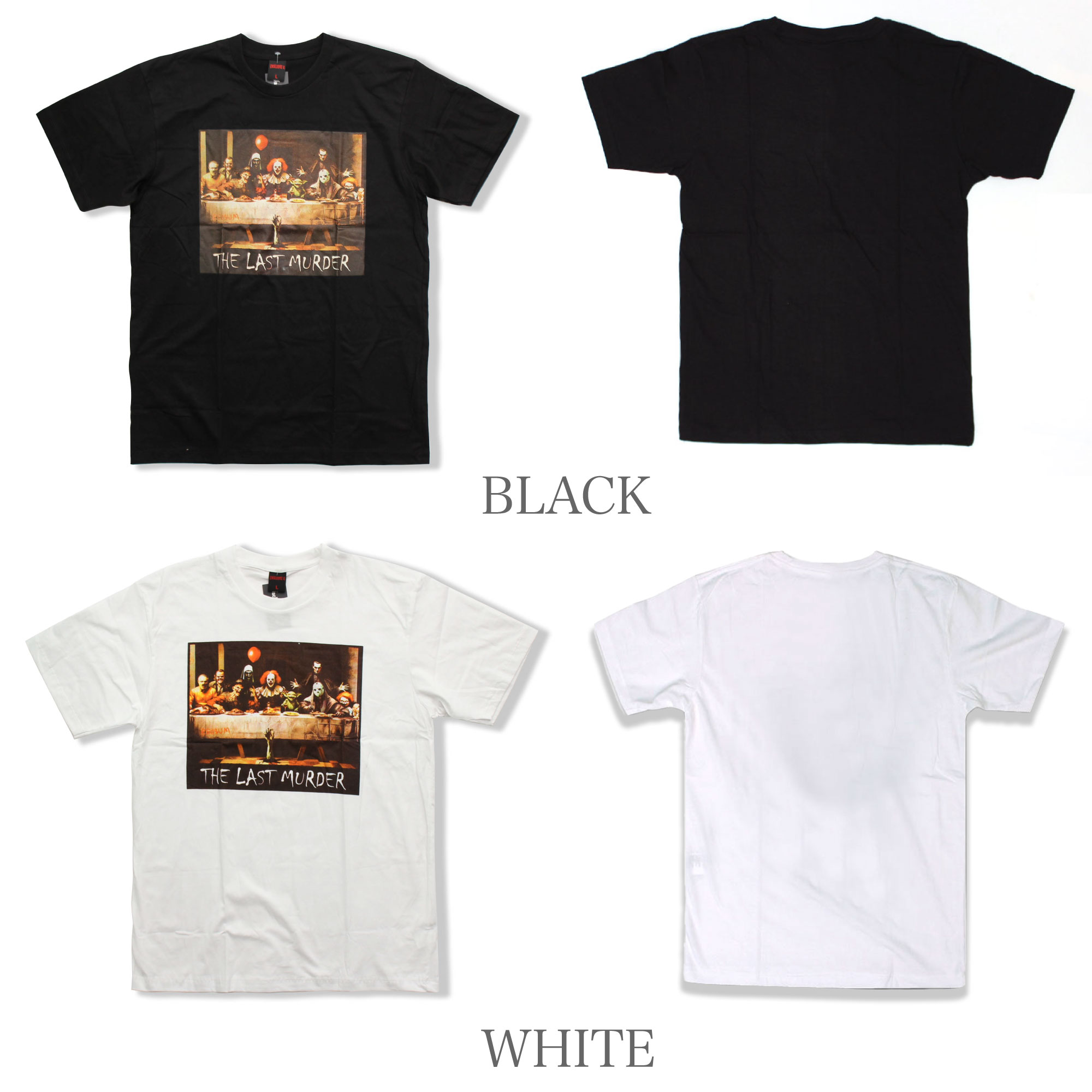 メンズ tシャツ 半袖 ブランド ホラーtシャツ S M L XL XXL 黒T 大きいサイズ 綿100 海外買付 Jack’n da Box ジャッキンダボックス 横浜ブランド横濱 zozotown ゾゾタウン 10代 20代 30代 40代 50代 おしゃれ 男性衣料品 男女兼用 ユニセックス 薄手 プレゼント 映画Tシャツ 2