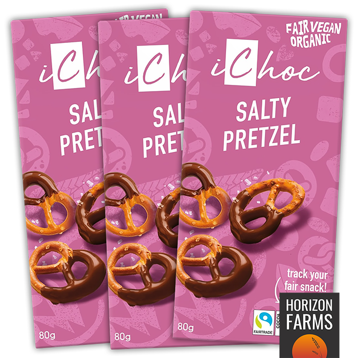有機 JAS オーガニック フェアトレード チョコレート ソルティプレッツェル ドイツ産 冷凍 240g オーガ..