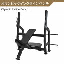 【AnyAgeFitness】オリンピックインクラインベンチ マシン（別売：オリンピックバーベル・ウェイトプレート・ダンベル・ゴムマット）