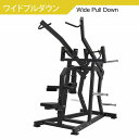【AnyAgeFitness】ワイドプルダウン マシン★プレートロード式(ウェイトプレート&ゴムマット別売)