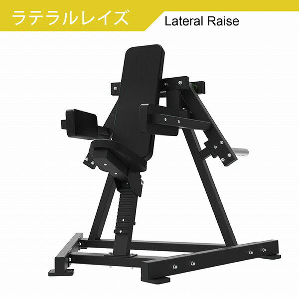 【AnyAgeFitness】ラテラルレイズ マシン★プレートロード式（ウェイトプレート＆ゴムマット別売）