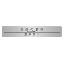〈ステンレス製〉【額用プレート(110mm×20mm)】作品にあわせた絵画・写真用プレート。《表札工房あかり》