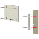 凸凹壁用取付けキット（タイプA)当