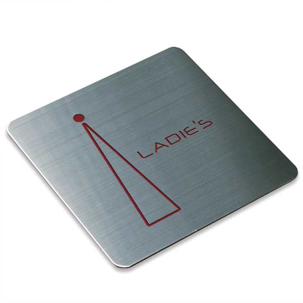 〈ステンレス製〉【トイレプレート】ピクトサインプレート（sh_s_tp_e019）腐蝕仕上げ、焼付け塗装。《..