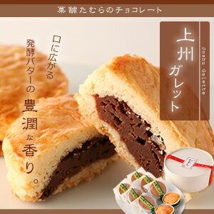 【上州ガレット8個入ギフトBOX】 ガレット　上州　ギフト　お土産　生チョコレート　チョコ　贈答　クリーミー　サク…