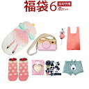 【 1日ポイント7倍 】福袋 キッズ 2023 女の子 雑貨 おもちゃ 子供 ジュニア こども 2023年福袋 2023年 喜ぶ 6点セット お楽しみ袋 ヘアアクセサリー 寝袋 靴下 ルームソックス どうぶつ エコバッグ ボクサーパンツ 木製カメラ プレゼント プレゼント