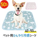 【 9/4 20時~半額セール 】 ペット用 ひんやり 冷感シーツ シーツ 接触冷感 冷たい マット 40×50cm 涼しい クール 涼感 シート ペット クールマット ひんやりマット ひんやりシート ペット用品 ベッド 暑さ対策 犬 猫 夏 夏用 軽量 冷感 洗える