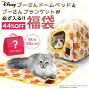 猫ちゃん用 5,500円 福袋 │ Disney プーさんのボアドームベッドとブランケットが必ず入る お得なクーポン付き 何が届くかお楽しみ │ ディズニー 猫 ねこ ネコ 猫用 防寒 寒さ対策 HAPPY BAG LUCKY 2024 送料無料 ドームハウス