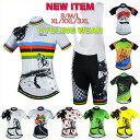 サイクルジャージ 上下セット 半袖ウエア サイクリング用 ロードバイク ウェア 自転車ウェア 夏用サイクルジャージ 半袖 サイクルウエア ビブパンツ 自転車 送...