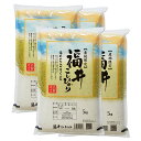 新米 コシヒカリ 20kg 送料無料 福井県 令和2年産(2020年 白米 5kg×4) [お米 の ギフト 内祝い お祝い お返し に 熨斗(のし)名入れ 可]