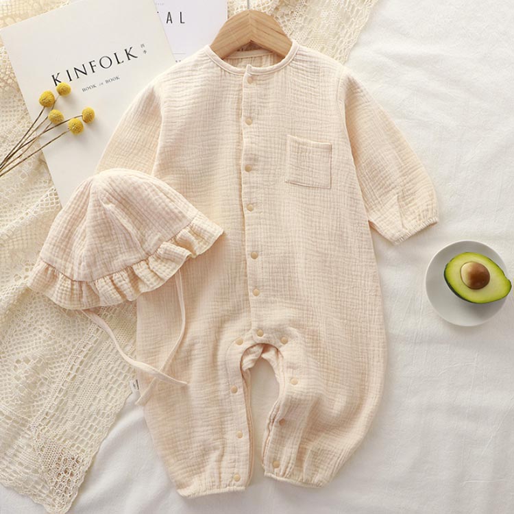 オールインワン 男の子 ベビー服 薄手 春 赤ちゃん 帽子付き 秋 ロンパース 夏 前開き おしゃれ 赤ちゃん 新生児 66cm カバーオール 女の子 かわいい 長袖 記念撮影 出産祝い 出産準備 お誕生日 ロンパース お誕生日 幼稚園 コットン プレゼント 73cm ダブルガーゼ 3