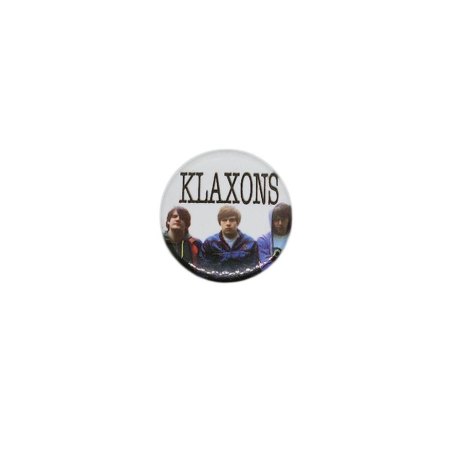 【中古】KLAXONS ロックバンド 缶バッチ ピンバッジ 缶バッジ ミュージシャン ピンバッチ クラクソンズ..