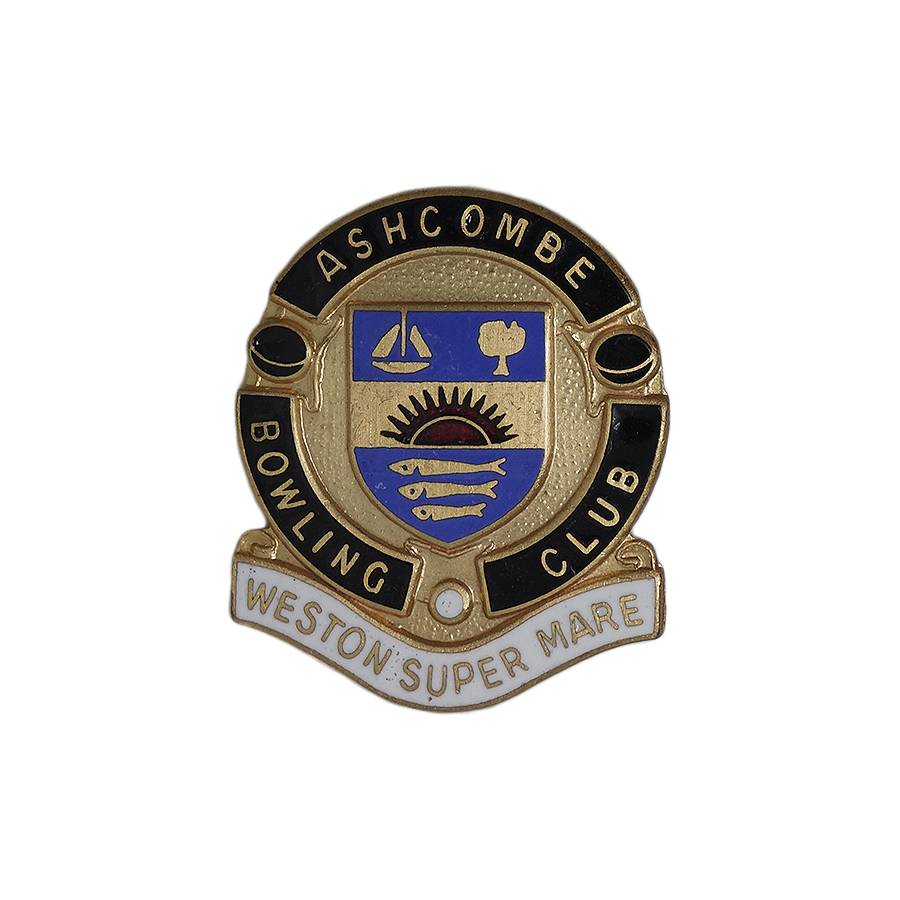 【中古】イギリス レトロ BOWLING CLUB ピンズ ピンバッジ ビンテージ ピンバッチ ローンボウルズ